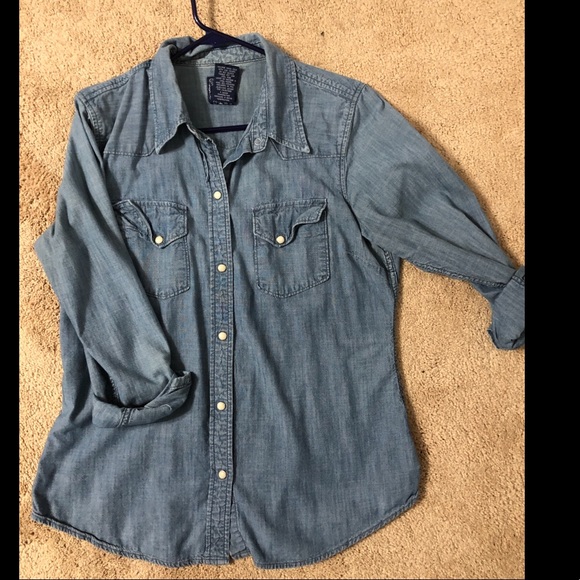 Denim button down - Picture 2 of 2
